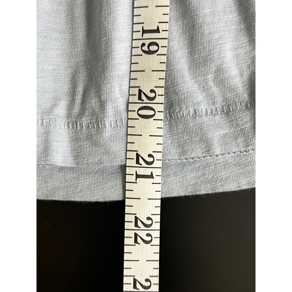 Rag & Bone New York Womens Blue Organic Pima Cotton Long Sleeve Tee Shirt Small - Picture 8 of 9